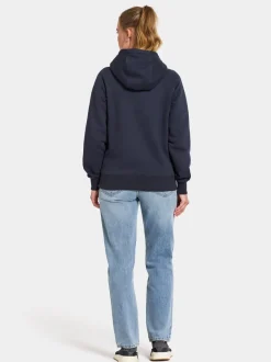 New Didriksons Ven Women's Hoodie Navy
