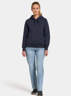 New Didriksons Ven Women's Hoodie Navy