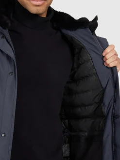 Discount Didriksons Viktor Parka Dark Night Blue