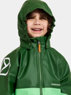 Clearance Didriksons Waterman Kids' Set Dusty Lime