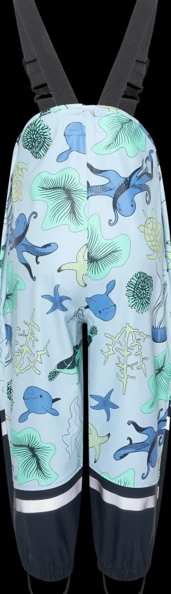 Didriksons Waterman Printed Kids' Set Ocean Multi Blue