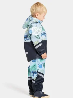 Didriksons Waterman Printed Kids' Set Ocean Multi Blue