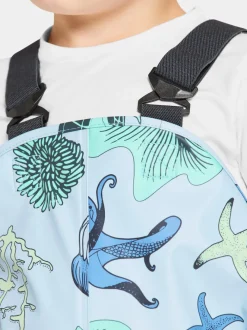 Didriksons Waterman Printed Kids' Set Ocean Multi Blue