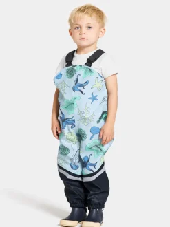 Didriksons Waterman Printed Kids' Set Ocean Multi Blue
