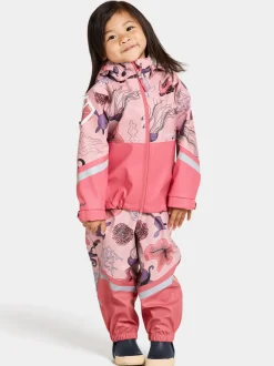 Hot Didriksons Waterman Printed Kids' Set Ocean Multi Pink