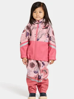 Hot Didriksons Waterman Printed Kids' Set Ocean Multi Pink
