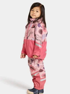Hot Didriksons Waterman Printed Kids' Set Ocean Multi Pink