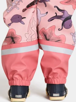 Hot Didriksons Waterman Printed Kids' Set Ocean Multi Pink