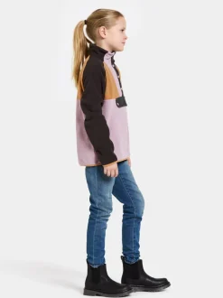 Clearance Didriksons Yokto Kids' half button Dusty lilac