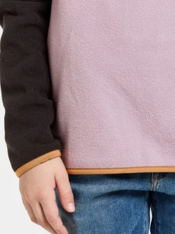 Clearance Didriksons Yokto Kids' half button Dusty lilac
