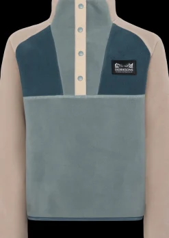 Hot Didriksons Yokto Kids' half button Factory Blue