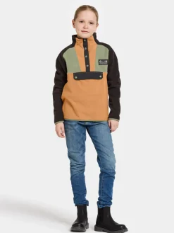 Sale Didriksons Yokto Kids' half button Almond Brown