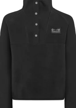 Online Didriksons Yokto Kids' half button Black