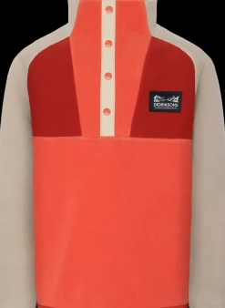 Online Didriksons Yokto Kids' half button Light Mars Red